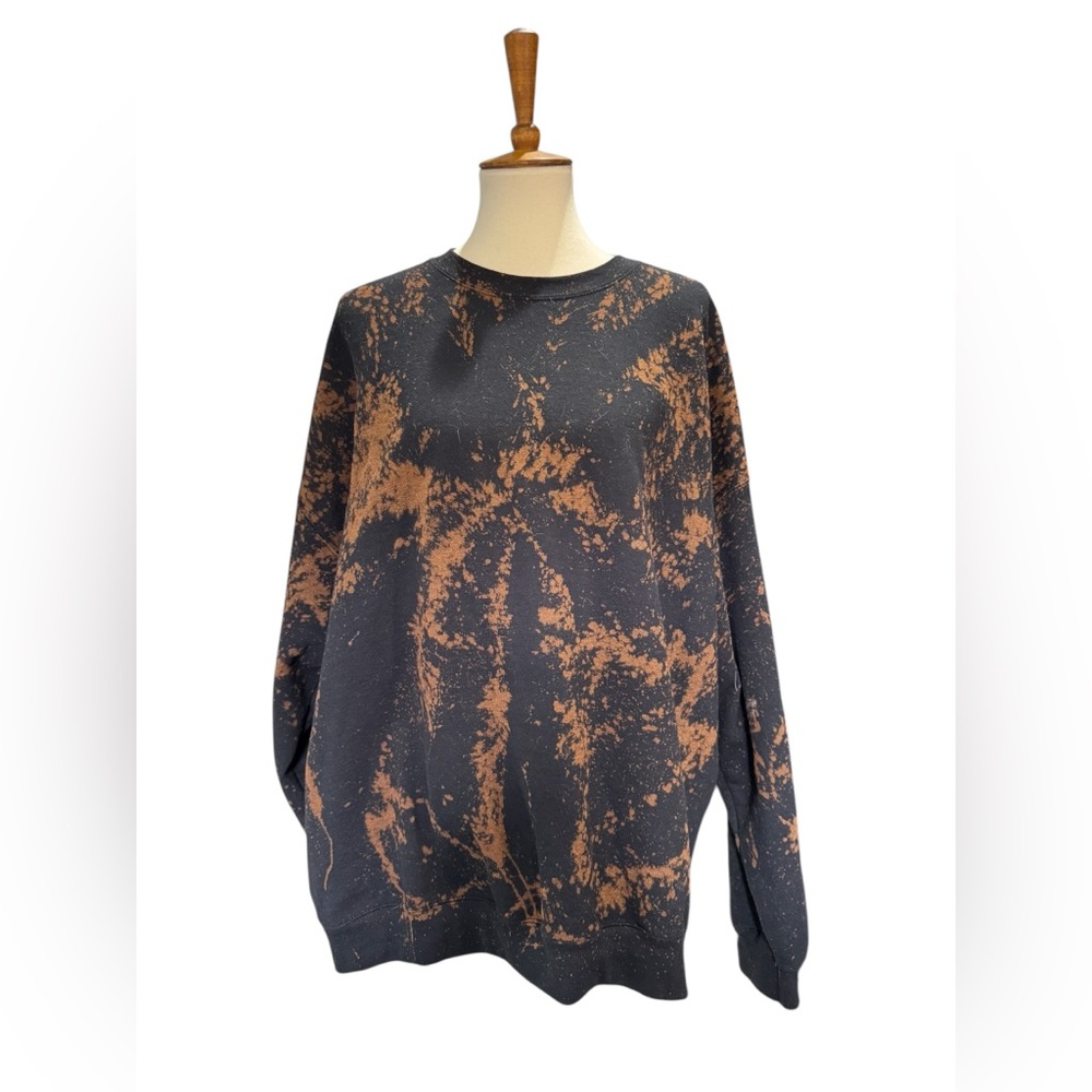 Black and Brown Tie Dye Sweatshirt #255
